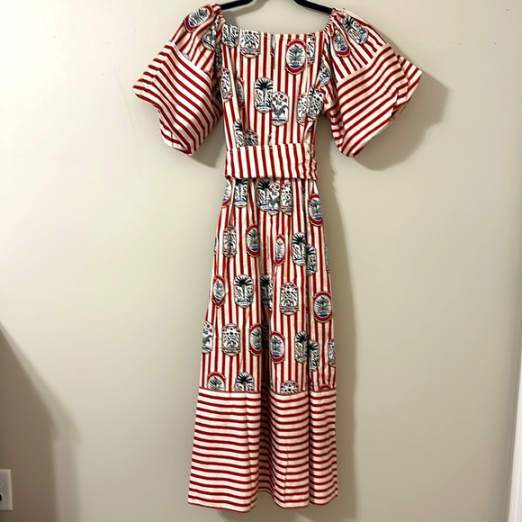 HUNTER BELL WOMEN'S LUCY DRESS Mallet Club Combo Sz 2 NWT Resortwear Preppy Chic - Picture 5 of 14